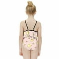 thumbnail image 2 of Pompompurin Girls One Piece Swimsuits Hawaiian Ruffle Swimwear Beach Bathing Suit Outfits, 2 of 7