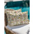 thumbnail image 4 of Outdoor Pillows Waterproof, Spring Floral Bedding Throw Pillows with Insert for Couch Sofa Bed, Summer Lemons Farmhouse Art Rustic 12x20 Inch Pillowcases Decorative Camping Patio Pillow Set of 1, 4 of 8