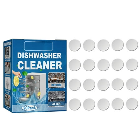 

Baocc kitchen organization cleaning supplies Dishwasher Cleaning Tablet Dirt Remover Grease Remover Scale Remover Special Maintenance Tablet For Dishwasher Cleaning