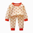 thumbnail image 5 of TOWED22 Toddler Baby Boy Clothes 6 12 18 24 Months 2T 3T 4T 5T 6T Outfits Print Sweatshirt Pullovers Pants Set Fall Winter Size:3-4 Y,Color:Red, 5 of 6