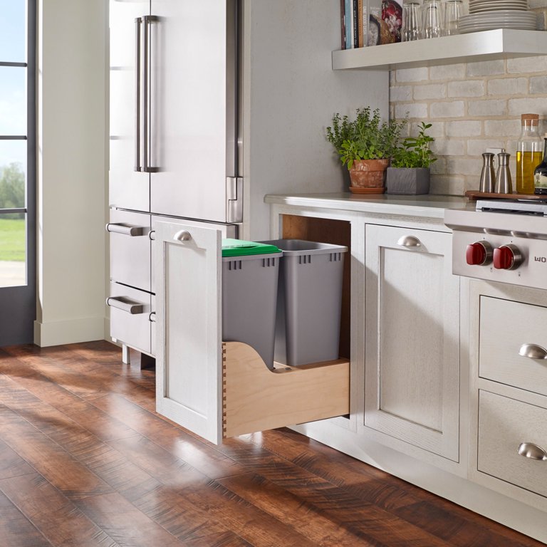 IKEA Garbage Bin WasteSorting Kitchen Design