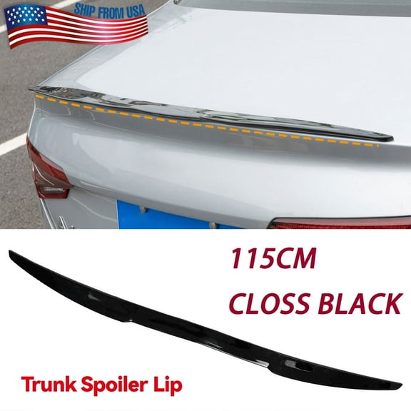 45“ Universal Car Rear Roof Trunk Spoiler Wing Tail Lip Trim Rubber