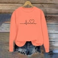 thumbnail image 3 of Ounisa Women's Sweatshirt Printed Crew Neck Casual Sports Sweatshirt Grandma Shirt Cute Long Sleeved Pullover Top, 3 of 5