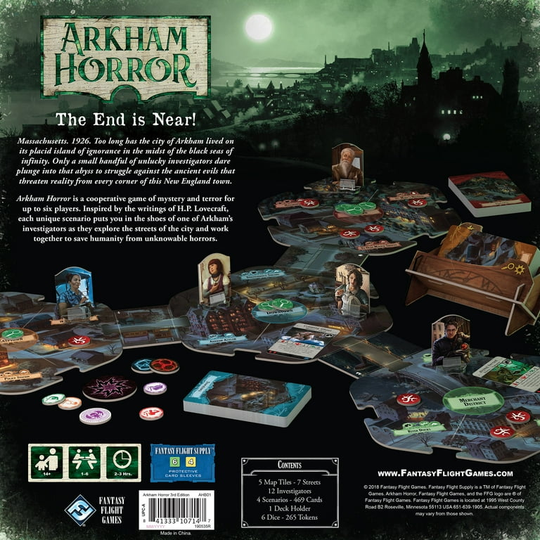 Arkham Horror Third Edition Strategy Board Game for Ages 14 and up, from  Asmodee
