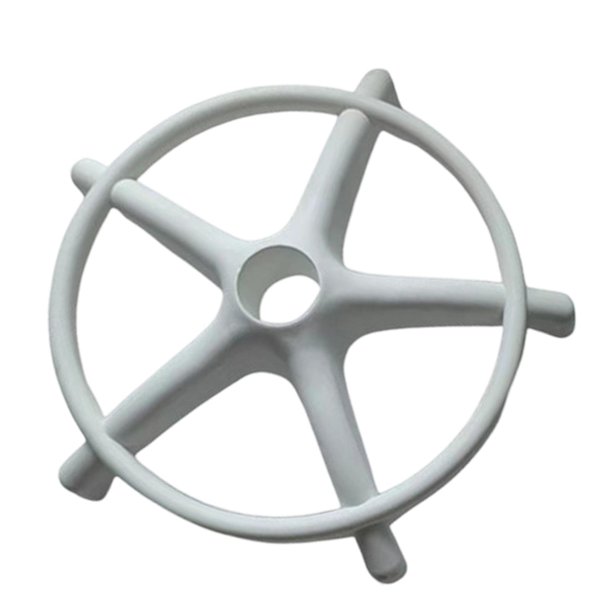 Soporte 180 Kg Base Silla Oficina Cruz - Aluminio Cromado Hasta 180kg, Repuesto Sillas Giratorias Base Cromada 180kg