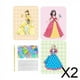 thumbnail image 1 of 2xDIY Pintura Pegatina Manualidades Juguetes DIY Papel Manualidades Kits Para Niñas Regalos De Vacaciones Estilo A, 1 of 8