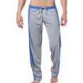 thumbnail image 1 of MAWCLOS Mens Elastic Waist Pockets Casual Pants Solid Color Pants Straight Leg Pant, 1 of 4