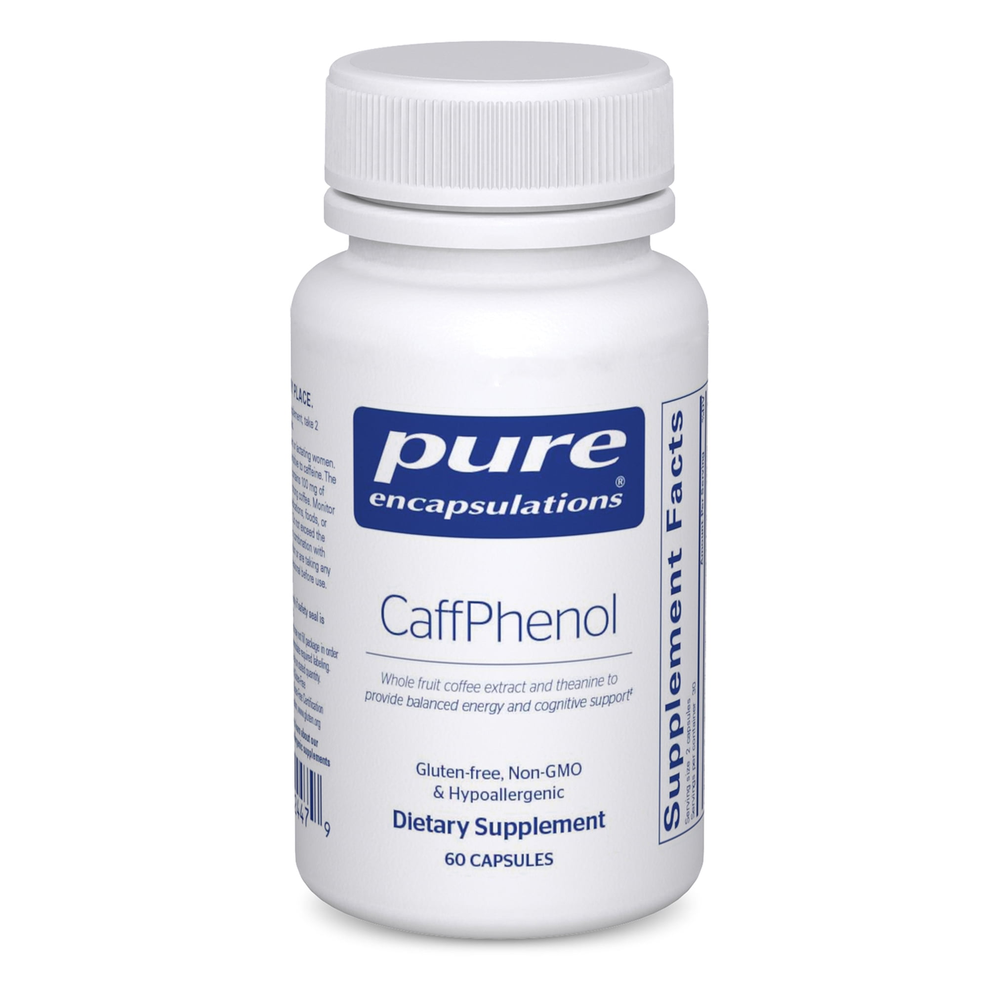 Pure Encapsulations CaffPhenol | Whole Fruit Coffeeberry Extract and Theanine to Provide Balanced Energy and Cognitive Support* | 60 Capsules