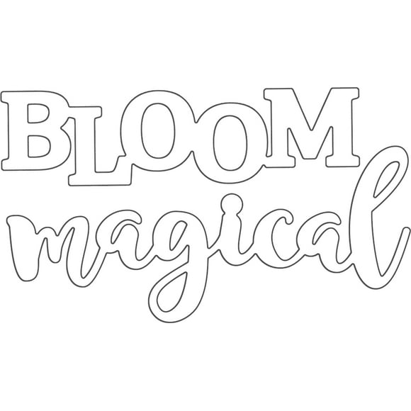 Penny Black Creative Dies-Bloom Magique 3.15"X1.75"