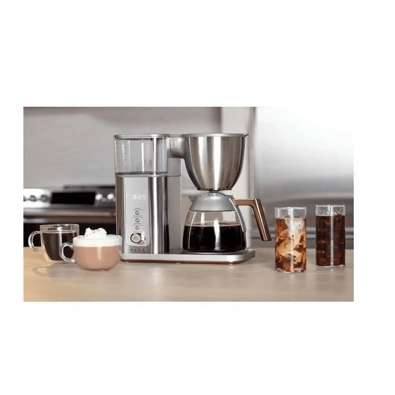 Caf - Smart Specialty Drip 10-Cup Coffee Maker with WiFi - Stainless Steel