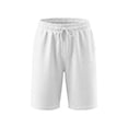 thumbnail image 7 of ZOYOEN Girls Denim Shorts with Pockets- Elastic Waist Summer Baggy Casual Kids Bermuda Shorts White Size 8, 7 of 7