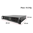 thumbnail image 4 of Amplificador Steelpro Audio Profesional Clase Td 4x2500w Rms Color Negro Potencia de salida RMS 10000 W, 4 of 4