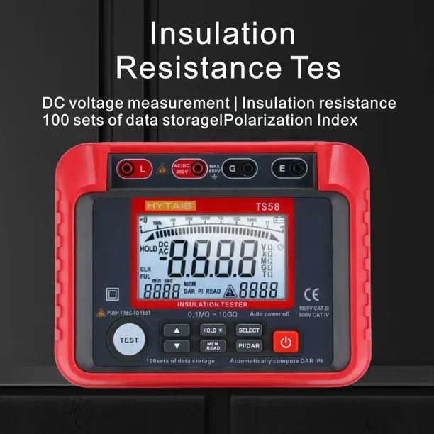 Insulation Resistance Tester Digital Resistance Meter Grounding Tester