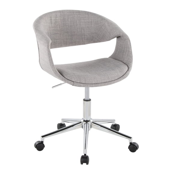 LumiSource Curvo Upholstered 5-Star Task Chair