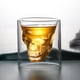 thumbnail image 5 of Crusader Skull Head Vodka Shot Whisky Vino Beber Botella De Vidrio Decantador Botella De Vino En Forma De Calavera, 5 of 5