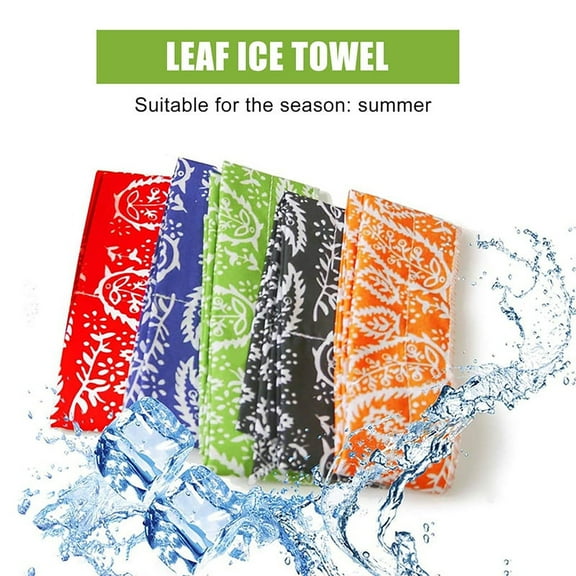 5 Pcs Cool Scarf Neck Wrap In Red, Reusable for Yoga Sport Running, Party Balloon, By Kingtowag