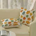 thumbnail image 6 of Fall Pillow Covers 18x18 Watercolor Colorful Pumpkin Print Decor Throw Pillows Case for Couch Autumn Harvest Thanksgiving Farmhouse Indoor Outdoor Decorative Cushion Cases for Sofa Bed Set of 2, 6 of 6