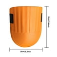 thumbnail image 4 of 2 Pcs Genouillères en Mousse Douce pour Activités de Jardin en Plein Air Protection Coussin, Orange, 4 of 8