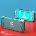 thumbnail image 4 of See-Thru Smoke Flexible TPU Rubber Case Protective Cover Grip Skin Compatible with Nintendo Switch Lite Console, 4 of 5
