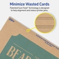 thumbnail image 4 of Avery Printable Cards with Scalloped Edges, 6" x 9", Kraft Brown, 50ct, 4 of 8