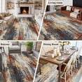 thumbnail image 6 of Brown Beige 8x10 Area Rug for Living Room Sectional Sofa, Gray Abstract Smoky Texture Distressed Mottled Ink Art Washable Non Slip Large Rectangle Area Rug, 6 of 9