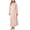 Pink, variant on Womens Plush Soft Robe, Flannel Warm Bathrobe Nightgown Fall Winter Thicker Long Robes Fluffy, Fleece Shawl Collar Spa Robe with Waist Belt Comfy Sleepwear Pockets Housecoat,Pink,3X-Large