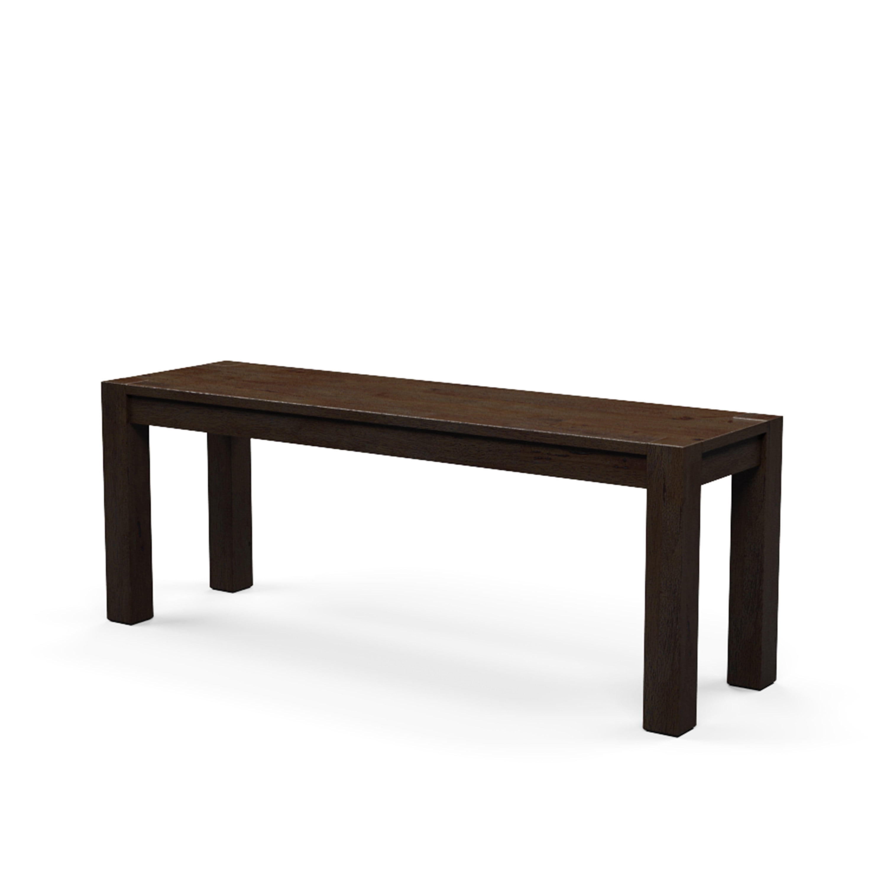 Better Homes Gardens Bryant Solid Wood Dining Bench Deep Coffee Walmart Com Walmart Com