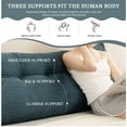 thumbnail image 6 of ANMINY Large Headboard Pillow - Removable Cover | 100% Cotton Filling | Bolster for Daybed & Sofa, 6 of 7