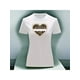 thumbnail image 1 of Playera Blusa Con Impresion De Corazon Love Animal Print Color Blanco Talla Chica Marca Emil SaEs, 1 of 4