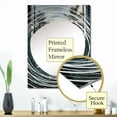 thumbnail image 3 of Designart "Horizon of Tranquil Beach Windows II" Coastal Windows Oversized Wall Mirror - Coastal Landscapes Office Mirror Wall Decor - Multiple Color Options, 3 of 6