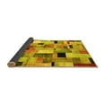 thumbnail image 2 of Ahgly Company Indoor Rectangle Patchwork Yellow Transitional Area Rugs, 7' x 9', 2 of 4