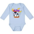 thumbnail image 3 of Inktastic My Nana Loves Me Penguin Boys or Girls Long Sleeve Baby Bodysuit, 3 of 5