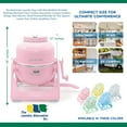 thumbnail image 3 of WonderWash Portable Washing Machine for Apartment & Tiny Spaces - Manual Hand Clothes Washer with Retro Design - Clean Laundry Anywhere with Our Countertop, Non-Electric, Small Washer - Pink, 3 of 8