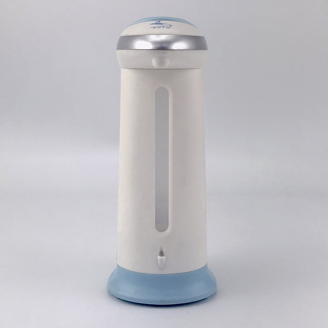 Touchless automatic soap dispenser with infrared detection. Perfect for kitchen, bathroom, office