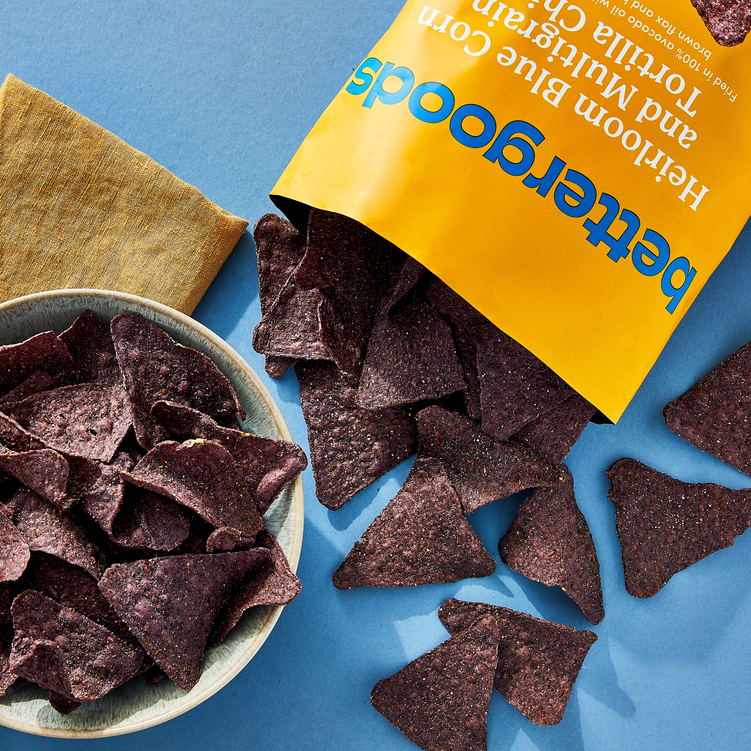 way better blue corn chips