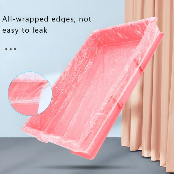 LAMIRO Disposable Small Animals Cage Liner for Parrots, Rabbits, Guinea Pigs, Chinchilla, Hamster, Bunny Pet Cage Tray Plastic Filmy Cover, Pet Cage Mat to Replace Diaper, Durable and Water-Tight