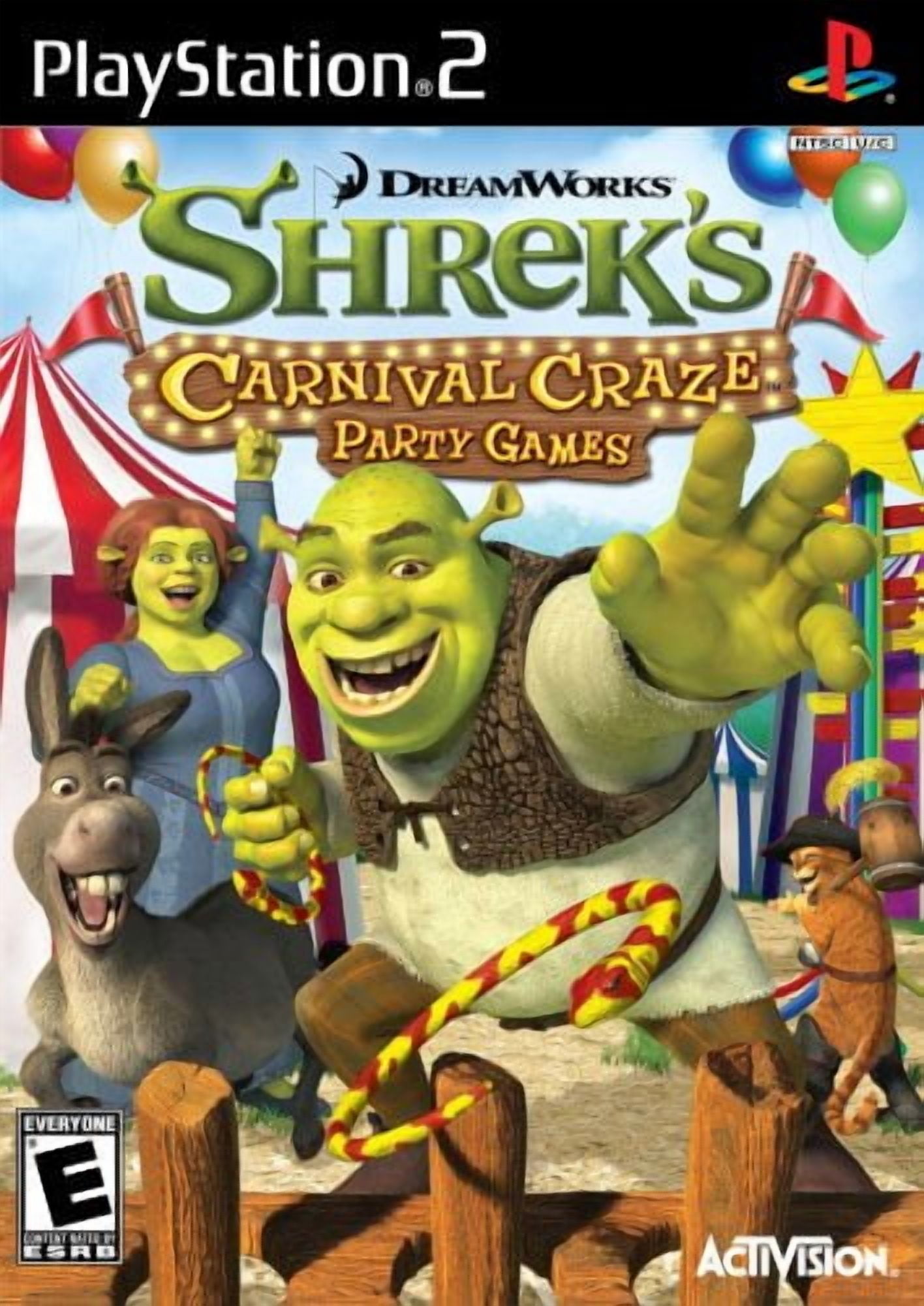 Activision Fun Kid's Game: Shrek's Carnival Craze for Wii