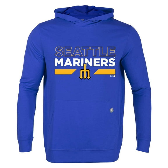 Men's Levelwear Royal Seattle Mariners City Connect Relay No Hitter Pullover Hoodie