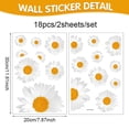 thumbnail image 1 of Summer White Floral Wall Stickers Window Decorations Stickers, 1 of 7