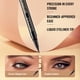 thumbnail image 3 of Eyeliner docolor, lápiz delineador de ojos impermeable, negro, juego de 2 piezas, 3 of 9