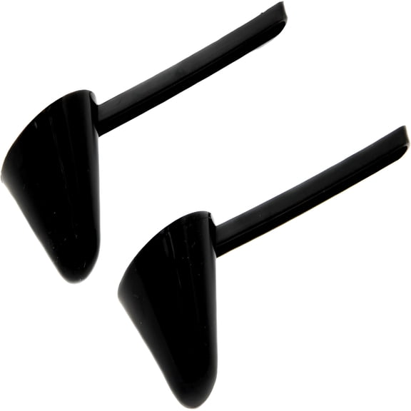 BPPEG Classic Plastic Coffee Scoop Coffee Scoop for Ground Coffee, 1 Ounce 2 Piece Set, Black