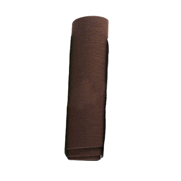 Greeniant Alfombra autoadhesiva de poliéster para muebles de gatos, materiales seguros recortables, suministros fáciles de usar para mascotas Perchas para gatos Marrón 30*100cm