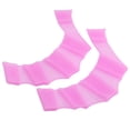 thumbnail image 1 of Swimming Hand Gloves, Handcuffs Flippers Silicone Comfortable  for Beginners for Swimming Purple S, 1 of 8
