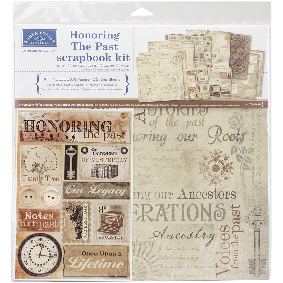Karen Foster Scrapbook Page Kit 12"X12"