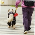 thumbnail image 5 of Sac pour Chien Pelle à Pot pour Animaux Tondeuse Extérieure Support de Sac à Déchets Distributeur de Sac à Déchets pour Chien Fournitures pour Chien Distributeur de Sac à Déchets pour Voyage Cuir Rouge, 5 of 5