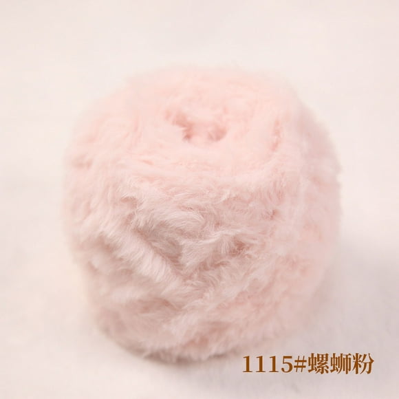 Zhuge Chunky Chenille Yarn for Crocheting, Bulky Fluffy Thick Knitting Chenille Yarn, Super Chunky Chenille Yarn for Hand Knitted Blankets, Soft Plush Yarn, 100g ,Pink C