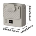 thumbnail image 3 of zhonghuaying Portable Waist Fan,Adjustable Speed Cooling,Wearable Belt,Personal Hands Free,Outdoor Sports Accessory,Summer Exercise Gadget,Lightweight Travel Cooler,Wearable Fan for Hiking Camping B, 3 of 7