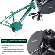 BAFANG Ebike Conversion Kit 1000W BBSHD 52V Electric Mid Drive Bike Kit 68-73MM Mountain Bike Road Bike EKD01 Display and 52V20Ah Shark Battery