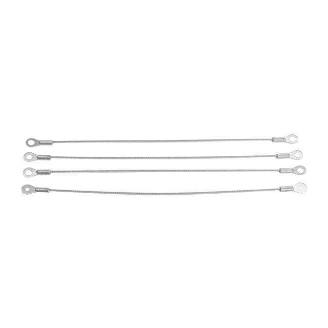 Photo Hanging Wire With , Mirror Hanging Wire Rustproof Anti Falling 4PCS 33lbs Loading Suspension For Sign Curtains