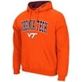 thumbnail image 2 of Men's Colosseum Orange Virginia Tech Hokies Arch & Logo 3.0 Pullover Hoodie, 2 of 3